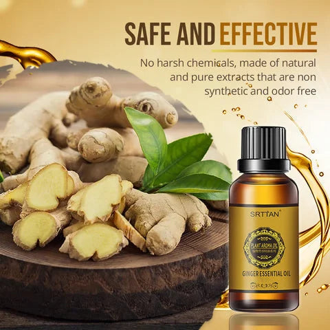 🔥🎉Limited Time Discount Last Day🎉🔥Belly Drainage Ginger Oil